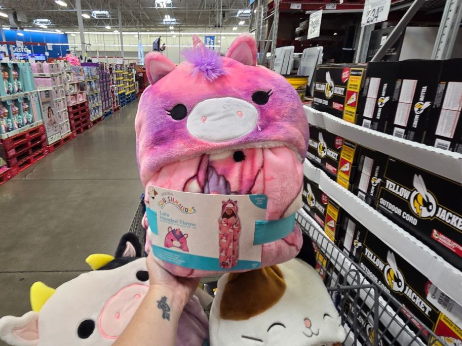 Squishmallow Hooded Throw Blankets at Sam's Club Lola