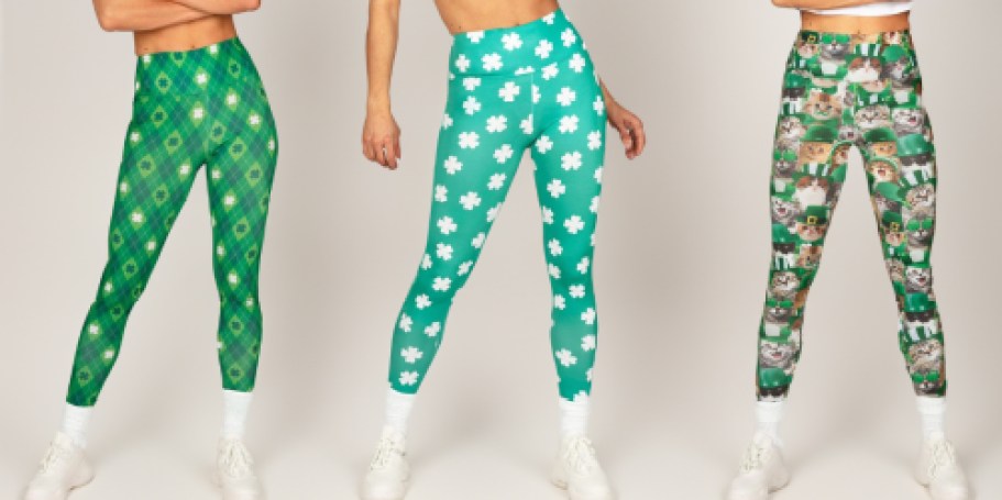 St. Patrick’s Day Tipsy Elves Leggings ONLY $11.96 (Reg. $25)