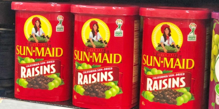 Sun-Maid Raisins 13oz Canister Just $2.87 Shipped on Amazon