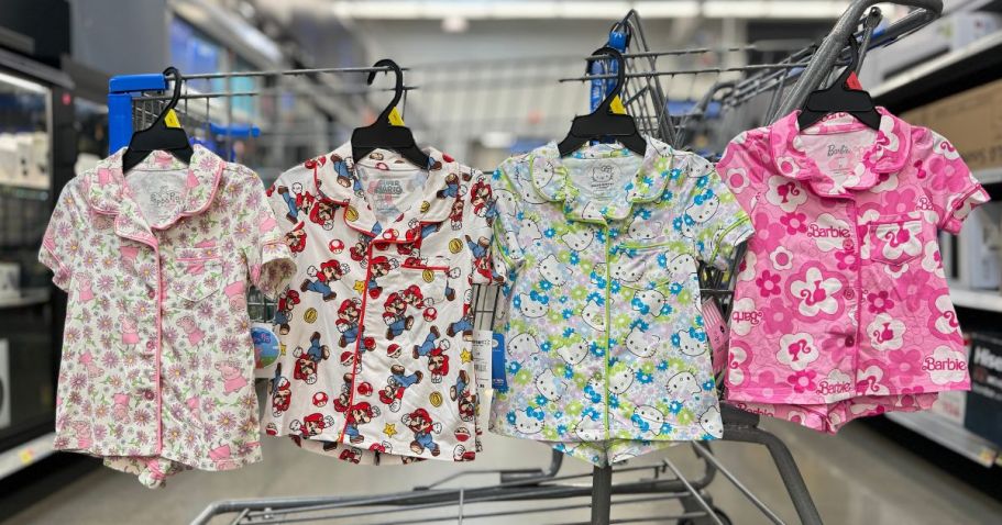 Kids Character Clothing Sets Only $12.98 on Walmart.online | Bluey, Disney, Hello Kitty & More