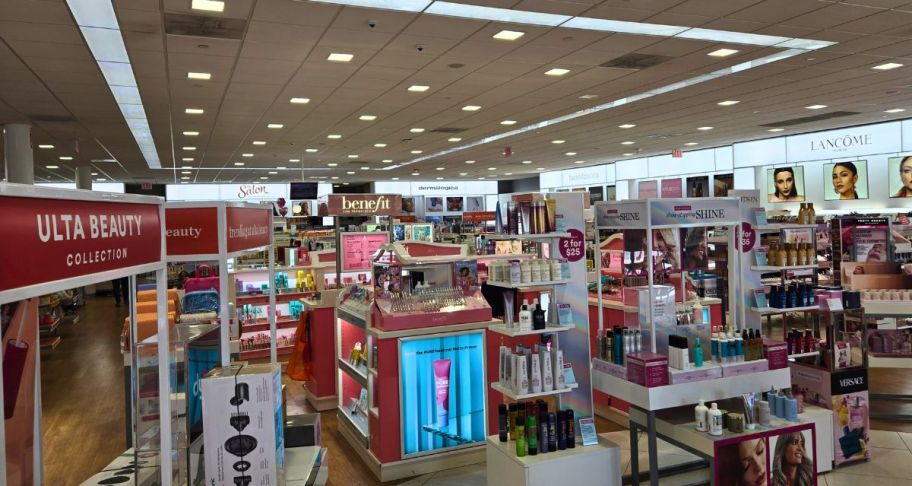 an interior shot of an ulta store.