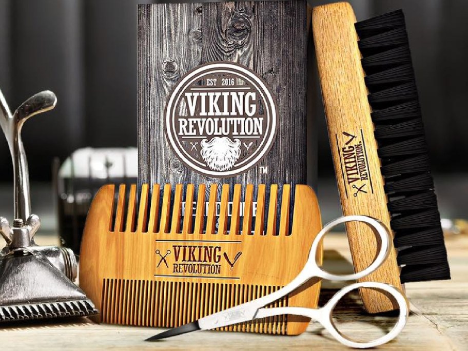 Viking Revolution Bear Brush & onlineb Set