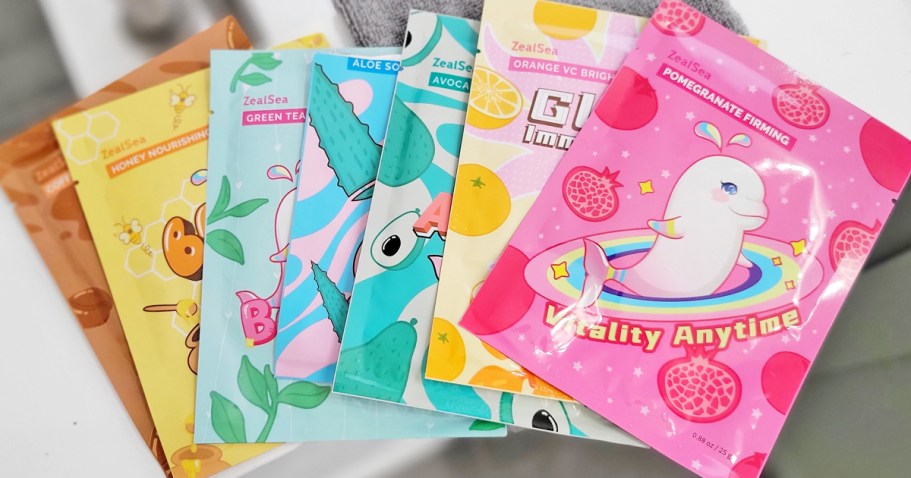 Sheet Masks 7-Pack Only $5 Shipped on Amazon (Over 2,200 5-Star Ratings!)