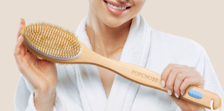 Double-Sided Dry Body Brush Only $4.99 on Amazon (Reg. $10)