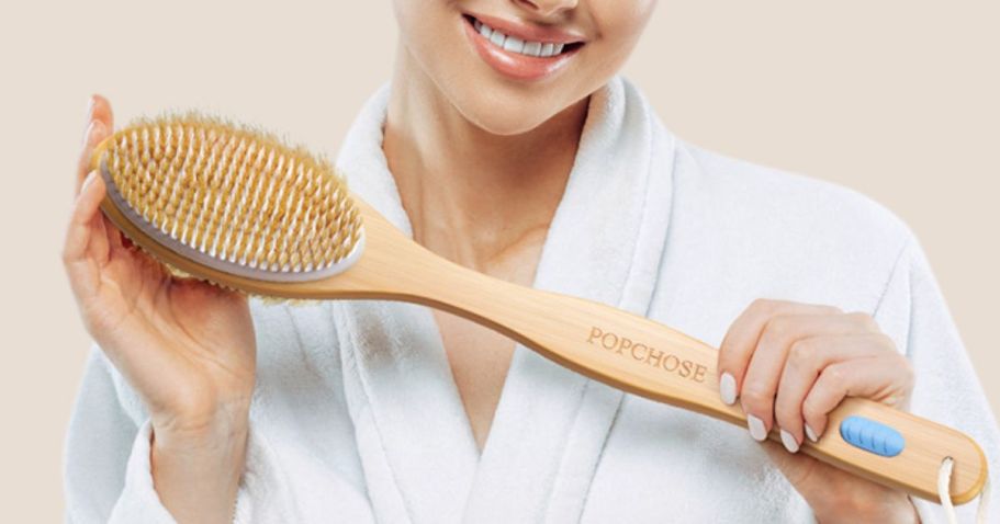 Double-Sided Dry Body Brush Only $4.99 on Amazon (Reg. $10)