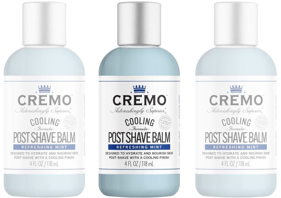 cremo cooling after shave balm stock image