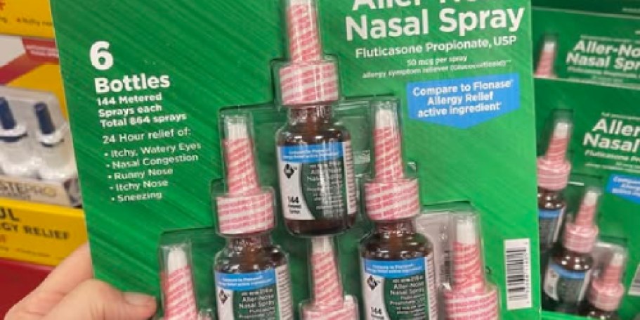 Member’s Mark Allergy Nasal Spray 6-Pack Just $20.97 at Sam’s Club | Budget-Friendly Flonase Alternative