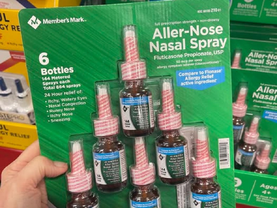 Member’s Mark Allergy Nasal Spray 6-Pack Just $20.97 at Sam’s Club | Budget-Friendly Flonase Alternative