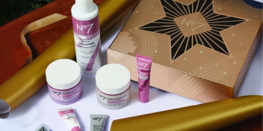 No7 Ultimate Skincare 6-Piece Set Only $27 on Walgreens.online | Includes FIVE Full Size Items