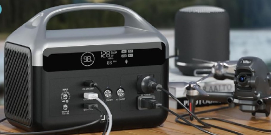 Portable Powerstation/Generator Only $115 Shipped on Amazon (Reg. $250) | Power Up to 6 Devices at Once