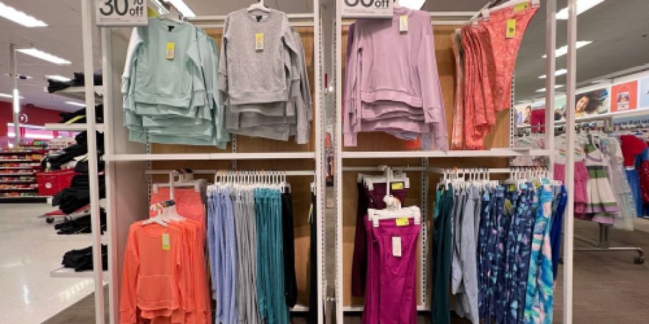 30% Off Target Activewear | Tees, Tanks & Shorts from $5.60