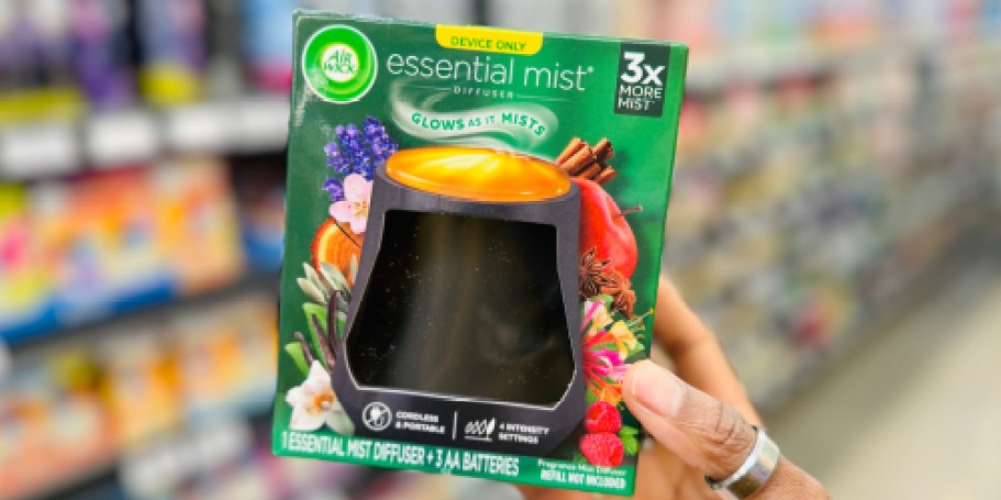 Air Wick Essential Mist Diffuser Just $1.48 After Walmart Cash (Reg. $10)