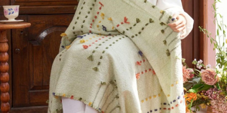 Spring Boho Throw Blanket Only $9.80 Shipped for Amazon Prime Members (Reg. $50)