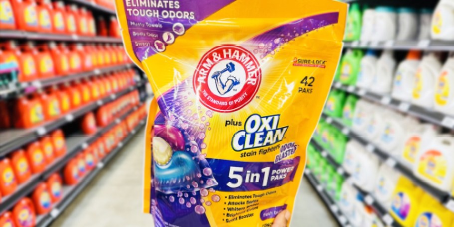 Arm & Hammer Laundry Detergent Paks 42-Count $5.65 Shipped on Amazon (Reg. $10)