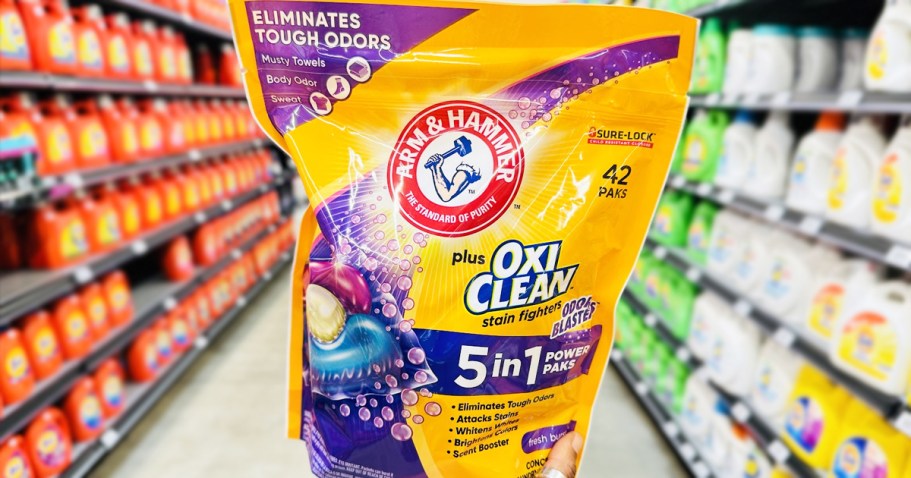 Arm & Hammer Laundry Detergent Paks 42-Count Only $5.65 Shipped on Amazon (Reg. $10)