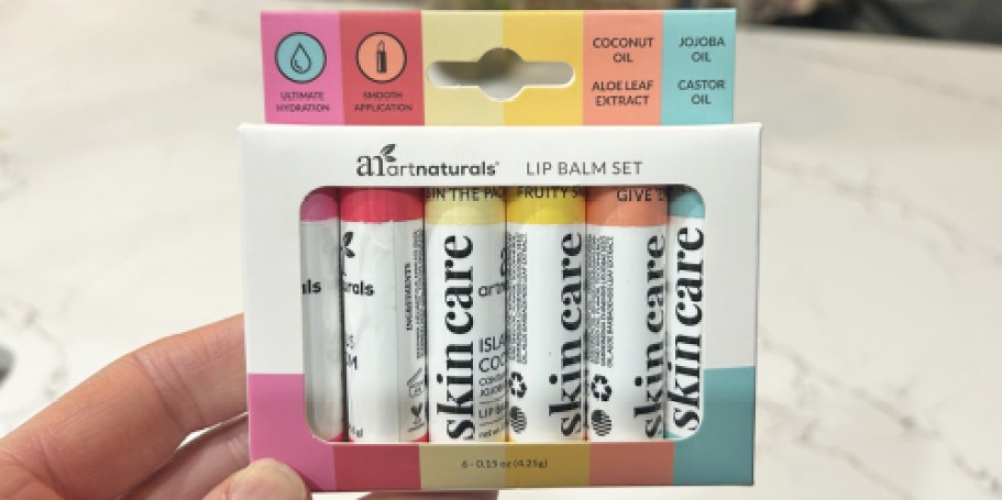 ArtNaturals Organic Lip Balm 6-Pack Only $7.76 Shipped on Amazon (Over 7,700 5-Star Ratings!)