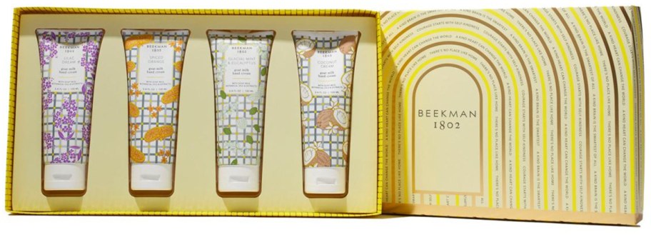 Beekman 1802 Goat Milk 4-Piece Hand Cream Set w: Gift Box