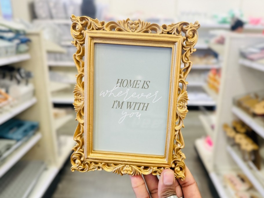 Vintage Gold Magnet Picture Frame