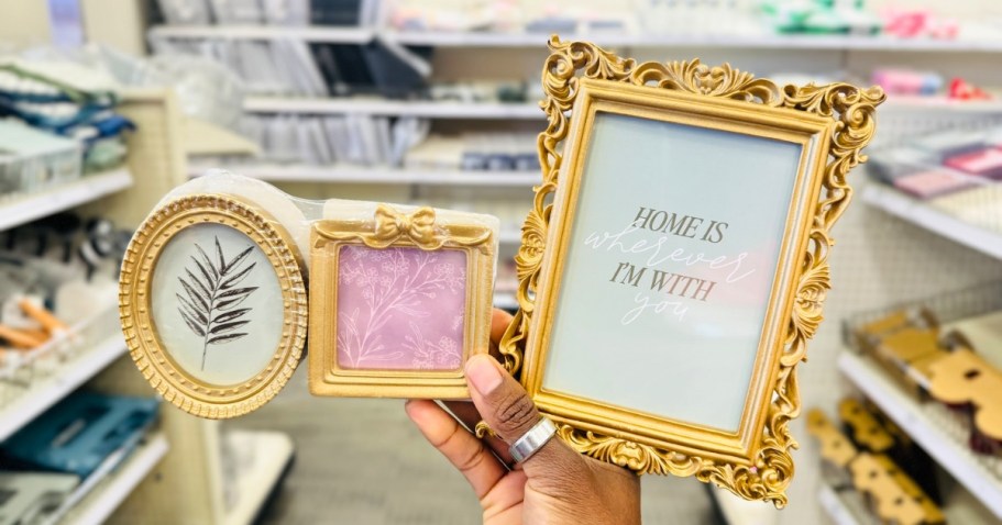 NEW $3 Vintage-Inspired Decorative Frames Spotted at Target