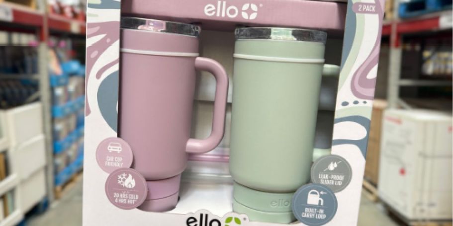 Ello 40oz Tumbler 2-Pack JUST $24.98 at Sam’s Club ($12.49 Each) | Awesome Stanley Alternative!