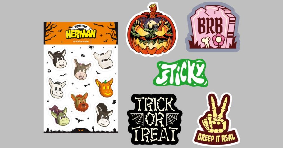 FREE Sticker Mule Halloween Stickers Pack