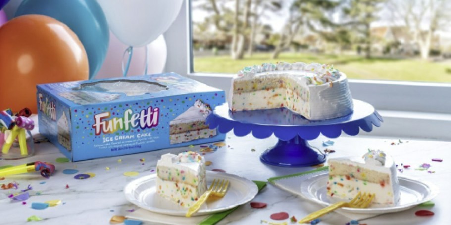 NEW Funfetti Ice Cream Cake is Hitting Store Shelves + More Treats onlineing Soon