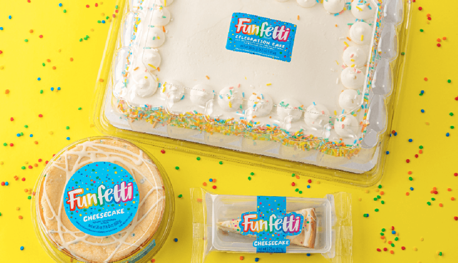 Several Funfetti Cake Products