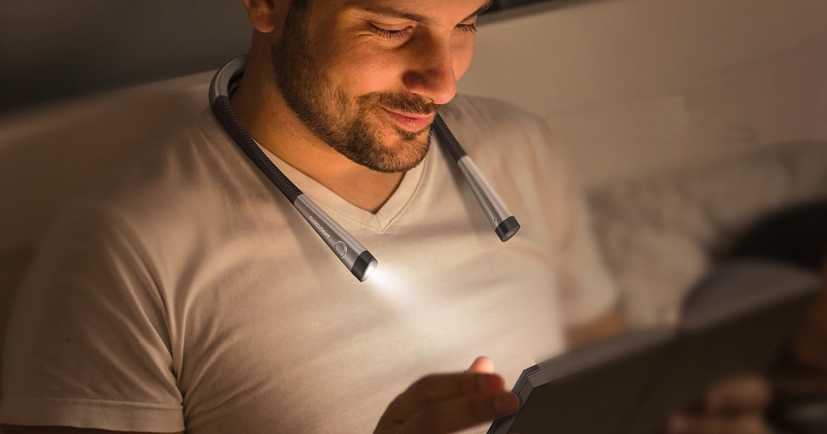 Flexible LED Neck Reading Light Only $17.99 Shipped for Prime Members | Over 104K 5-Star Ratings!