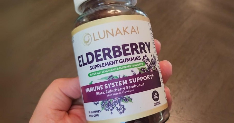 Lunakai Sambucus Elderberry Gummies 60-Count Only $11.56 Shipped on Amazon (Reg. $23)