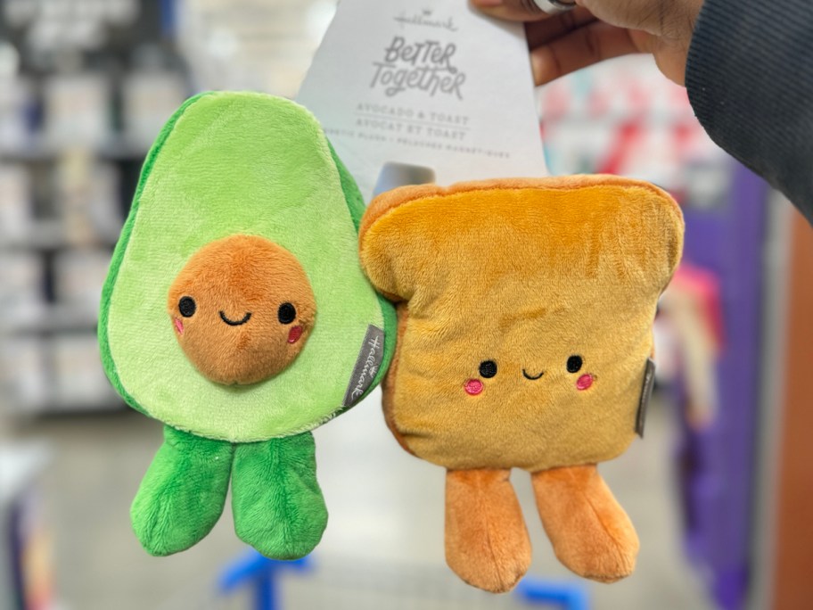 Hallmark Better Together Avocado & Toast Magnetic Plush Duo