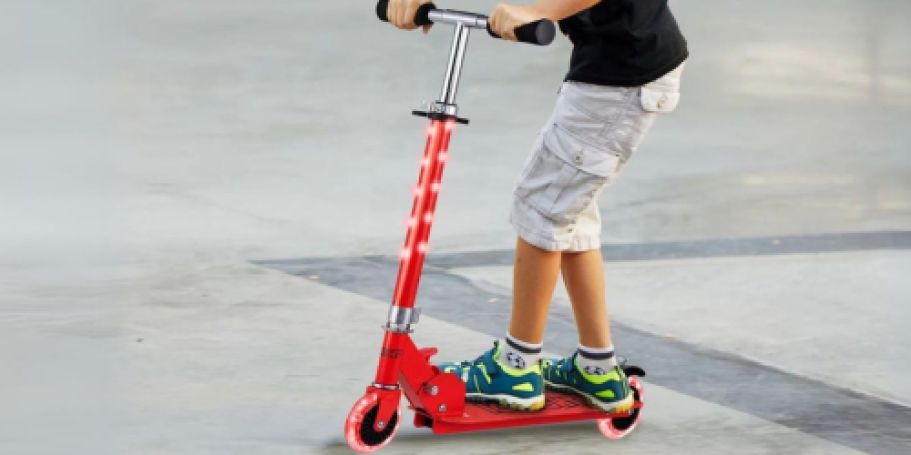 Kick Scooter w/ Light Up Wheels Just $12.53 on Walmart.online (Reg. $28)