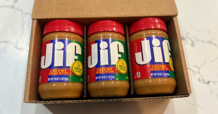 THREE Jif Peanut Butter Jars Only $5 Shipped on Amazon (Just $1.72 Each!)