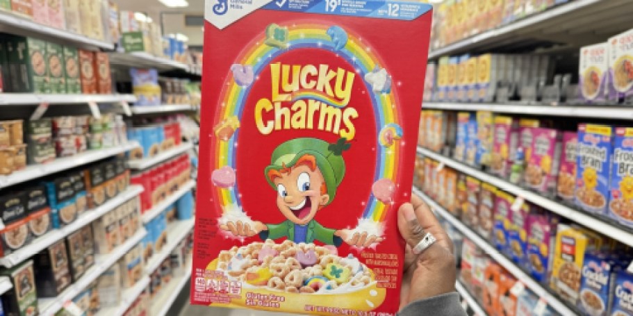 General Mills Cereal Only $1.99 Shipped on Amazon | Lucky Charms & Cinnamon Toast Crunch!