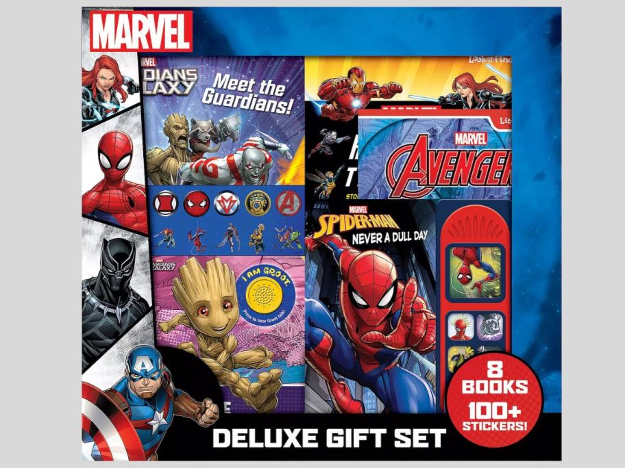 Marvel Deluxe Gift Set stock image