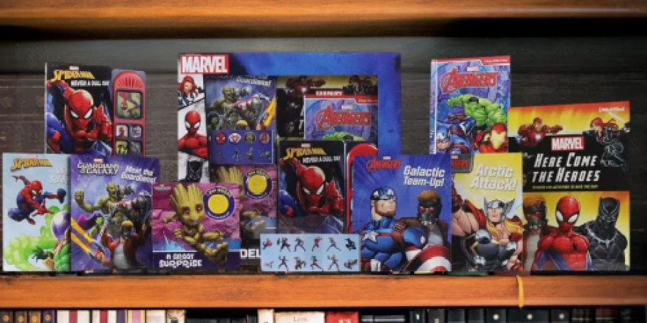 Marvel Deluxe Gift Set Only $14.99 (Reg. $40) on Kohls.online – Includes 8 Books & 100 Stickers!