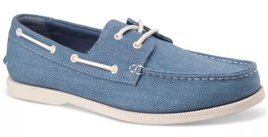 Club Room Men's Elliot Denim Boat Shoes stock image