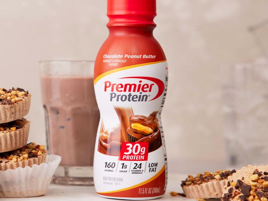 Premier Protein Chocolate Peanut Butter Shake 24-Pack Just $40.49 Shipped + $10 Amazon Credit