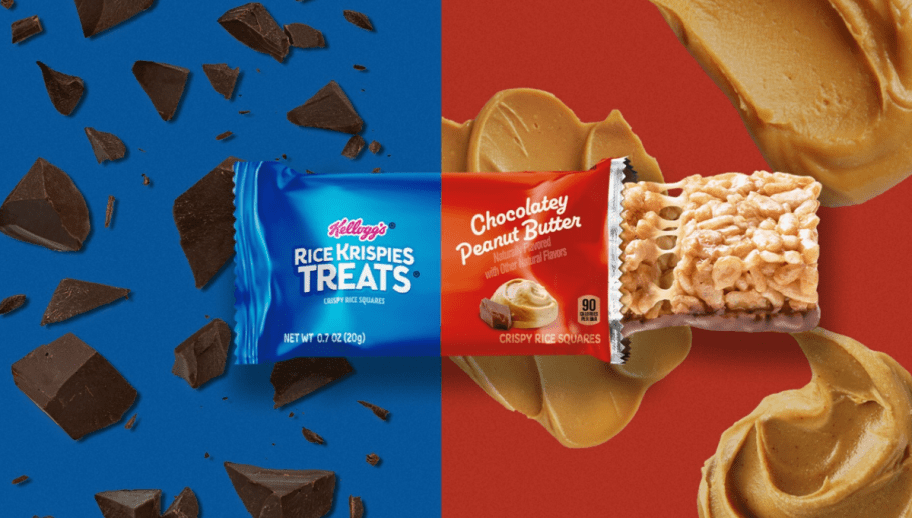 The new Rice Krispies Treats Chocolatey Peanut Butter Bars that are onlineing in spring 2024