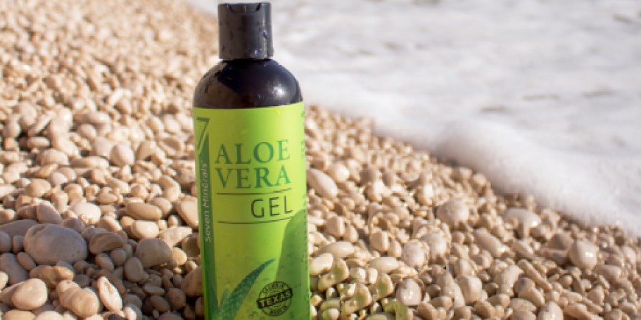 Organic Aloe Vera Gel Only $12.71 Shipped on Amazon (Reg. $25) | Soothe Sunburns & Rashes!