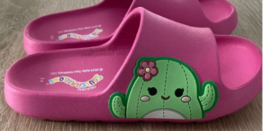 Squishmallows Slides from $5.99 on Walmart.online (Kids & Adult Sizes!)