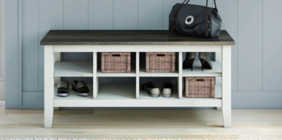 Home Storage Bench Only $64 Shipped on Walmart.online (Reg. $193)