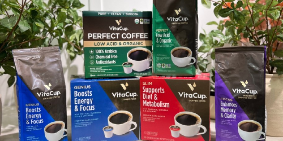 Get 30% Off VitaCup Coffee & Tea on Amazon | Boosts Metabolism, Focus & More