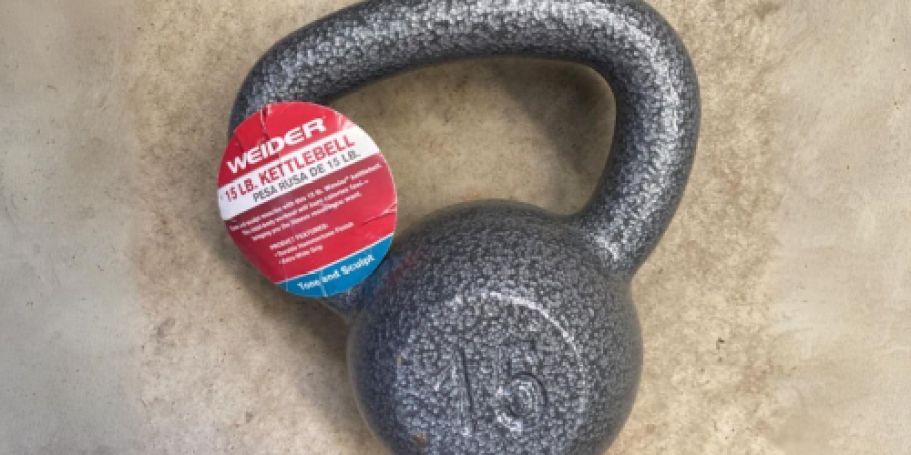 50% Off Weider Kettlebells at Dick’s Sporting Goods | 15lbs Just $14.99 (Reg. $30)