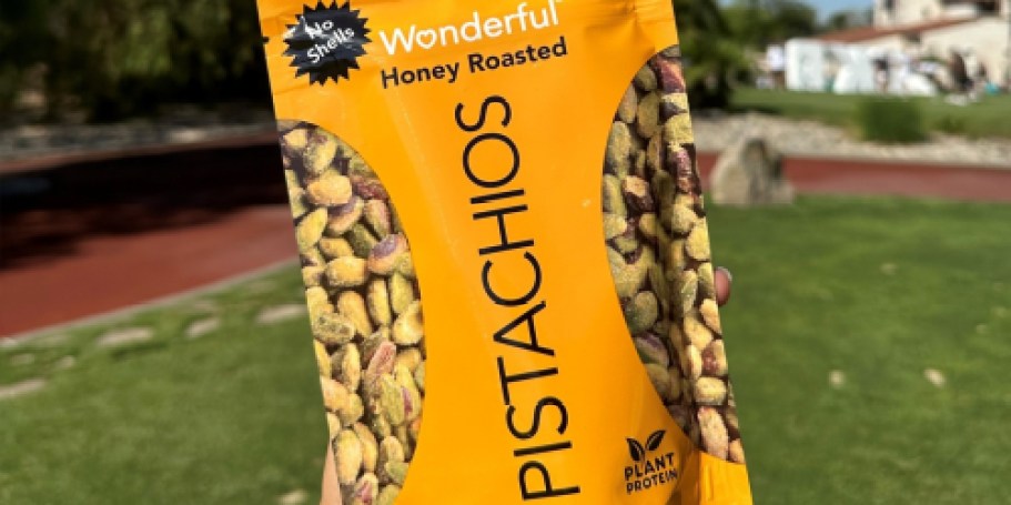 Wonderful Pistachios No Shells 5.5oz Bag Just $3 Shipped on Amazon