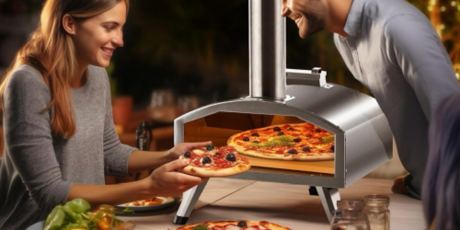 Wood Fired Portable Outdoor Pizza Oven Only $92.99 Shipped on Amazon (Reg. $140)