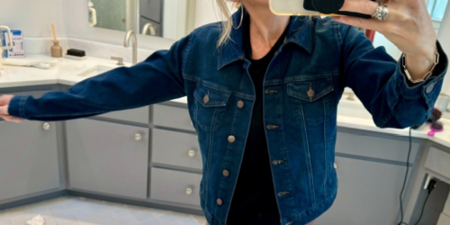 GO! Walmart Women’s Denim Jacket from $8.70 (Reg. $23)