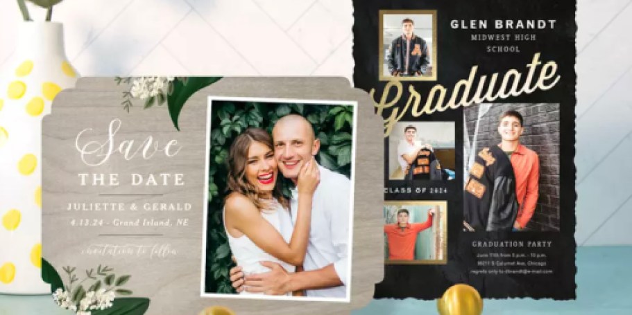 Over 80% Off Custom Photo Cards | Perfect for Weddings, Birthdays, & More!