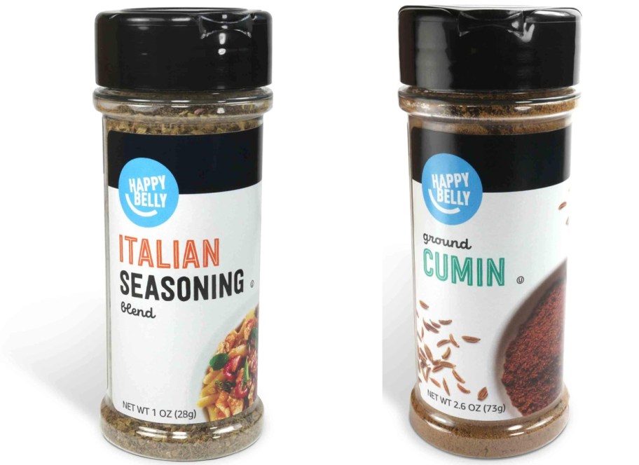 Happy belly seasoning in italian seasoning and cumin