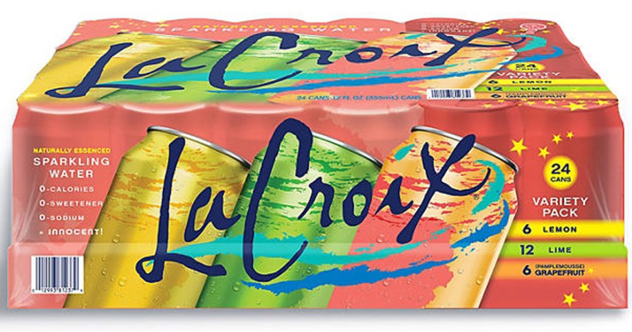 la croix sparkling water variety pack 