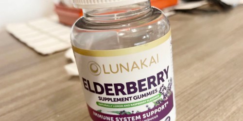 Up to 60% Off Lunakai Gummies on Amazon | Sambucus Elderberry 60-Count Bottle Only $12.80 Shipped